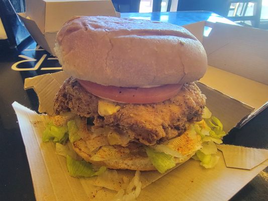 Crispy chicken sandwich