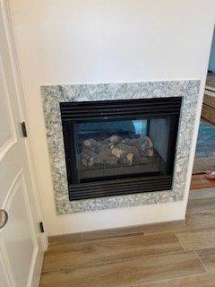 Bathroom Fireplace