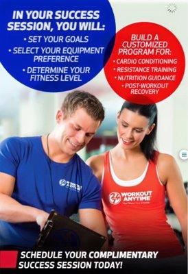 Certified Personal Trainers at all our locations. Call to schedule your free success session today!