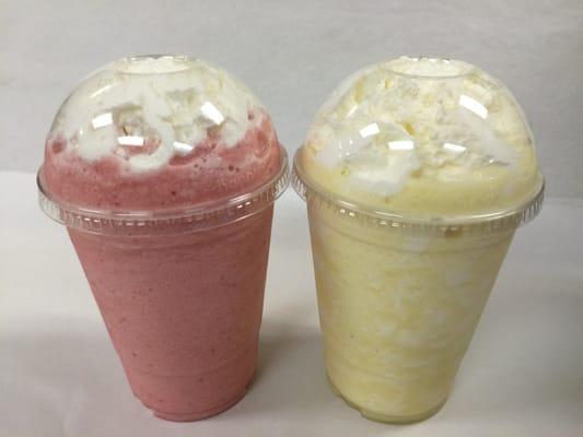 Smoothies  Strawberry and pineapple