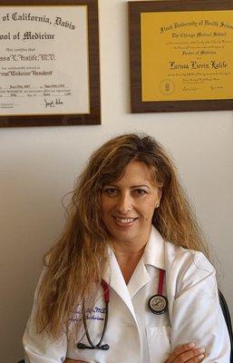 Dr. Kalife at her new office located at 1125 S. Beverly Dr. Suite 720, Los Angeles, CA 90035.