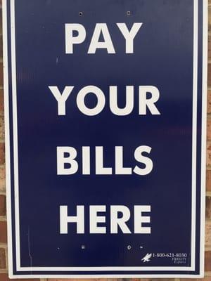 The only authorized place to pay all your bills one time and go right away