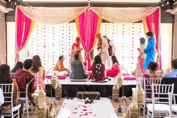 Beautiful Indian Ceremony in the Pavillion at the Hilton Rockwall. Photo-Kate Pease