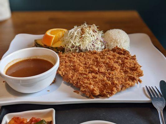 Pork loin donkatsu