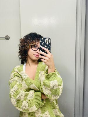 My hair after first wash (50 hours later )