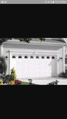 Windows add a nice look to your door.and gives you that extra light u need in a dark garage.