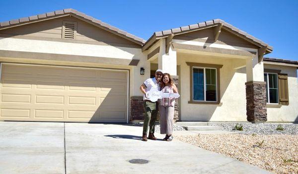 My clients and their new construction home