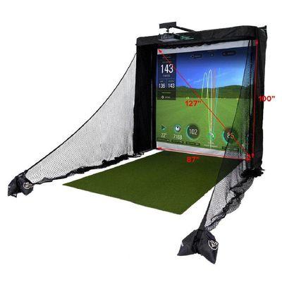 Golf Simulator with small side nets