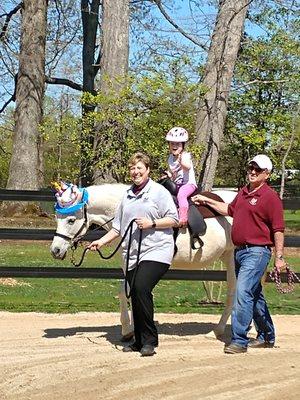 Birthday Pony Ride Lesson!