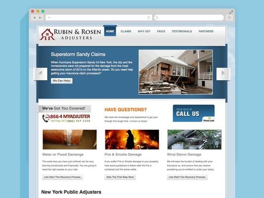 Public Adjuster Website in New York & Search Engine Optimization