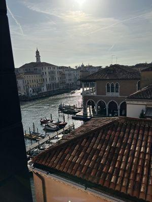 a view from a hotel room in Venice