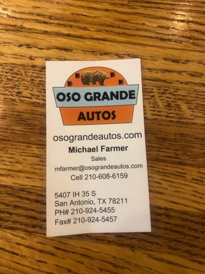 Oso Grande Auto Sales