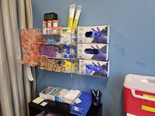 Phlebotomists supplies