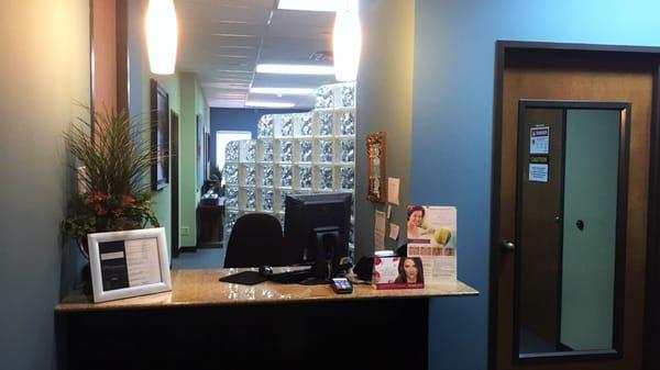 Front desk area.