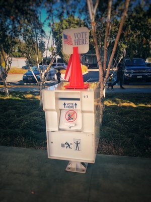 Ballot drop off box...go vote!!