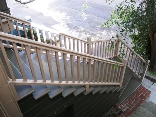 a nice little Victorian entry stair rebuild....