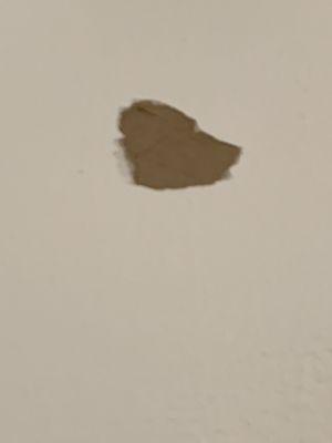 Hole in wall in my father's room. There were several.