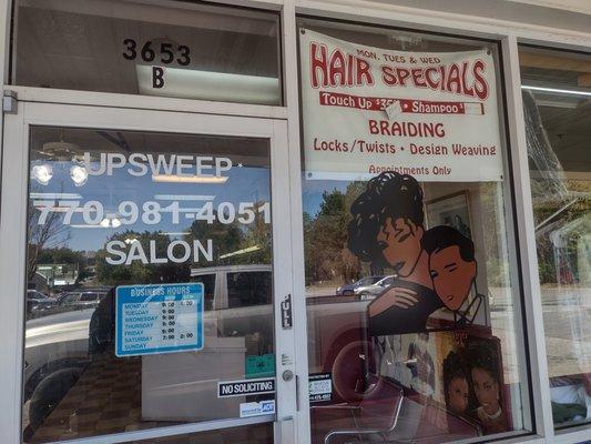 Upsweep Hair Salon