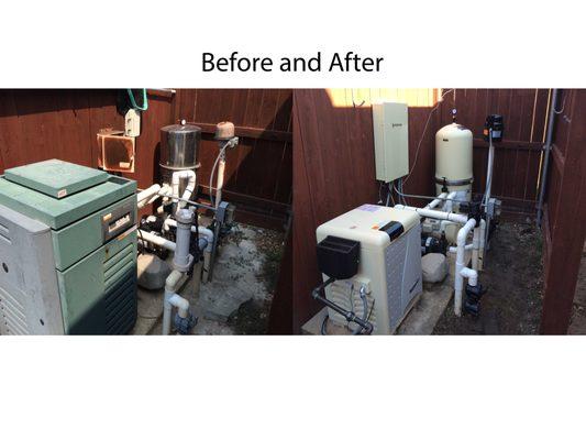 Bringing an old tired system, back to life and into the 21st century with a variable speed pump and wireless access,