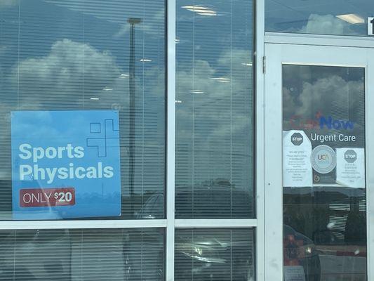 $20 for Sports Physicals