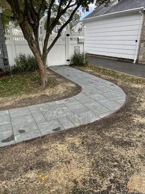 Paver walkway