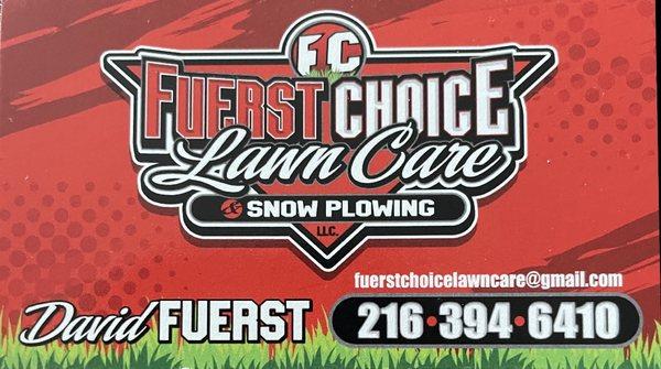 Fuerst Choice Lawn Care & Snow Plowing