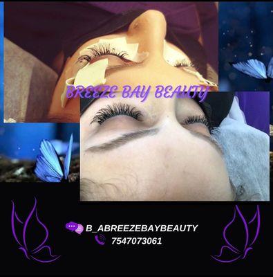 Express Lash extensions. Top photo:During application. Bottom photo: After application
Service time: under 1hr
Budget Friendly