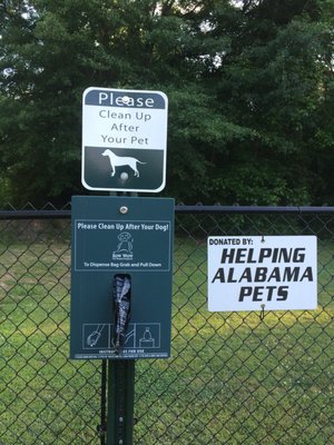 Please pick up after your pooch!