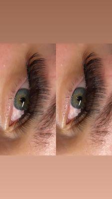 Light volume lash extensions