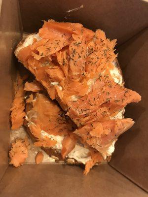 Salmon toast