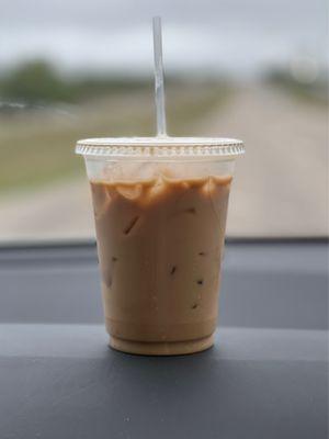 Iced French vanilla coffee