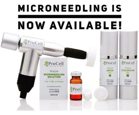 I offer Microneedling using Procell! Come experience this amazing skin rejuvenation technique.