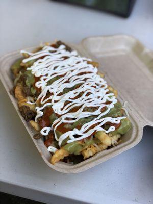 Carne asada nacho fries