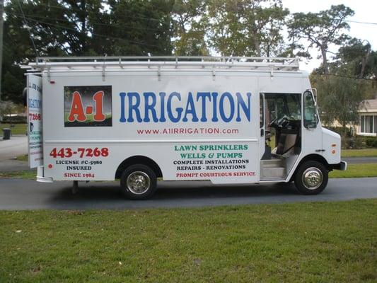 Fully stocked and organized Service Truck