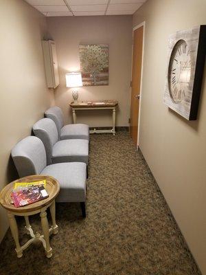 Relax in our waiting room.