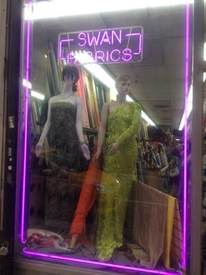 Swan fabric