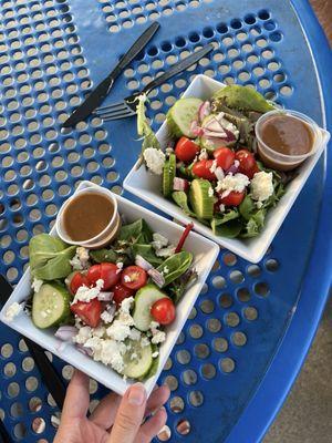 Greek salad appetizer