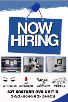 We are looking to expand our team .. Inquire at (410)861-2323 or kalectivebeauty@gmail.com