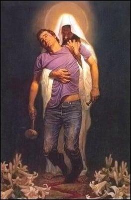 He's always there for you & me no matter. He'll carry us thru it all.