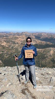 Torrey's Peak Summit, Colorado August 2022, 14,267' elevation