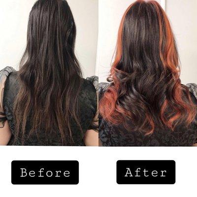 Red Orange Highlight by Jina