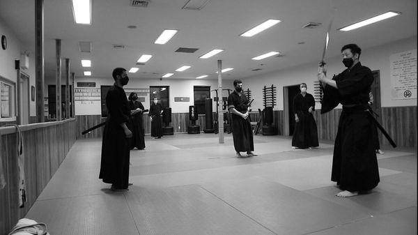 Val Sensei teaching class