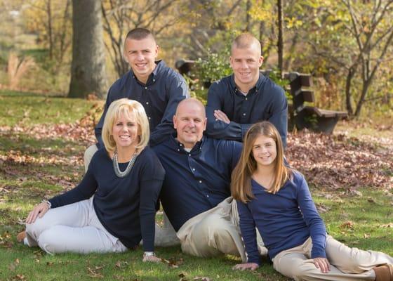 Outdoor Family Portrait in South Jersey