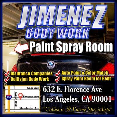 #autoinsurance #auto #paintandbodywork #freeestimates #sprayroom  #florenceave #paintsprayroom #aseguranzadecarros #jimenezauto #jimenez