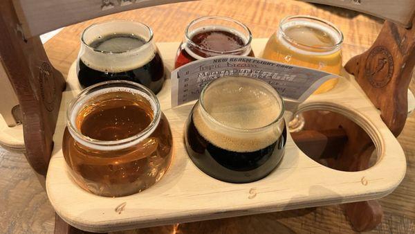 Flight of beer