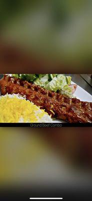 Ground kebab beef