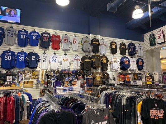 Baseball selection at Sports Fever