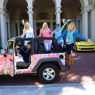 Fashion (and special edition Jeep) by Lilly Pulitzer.