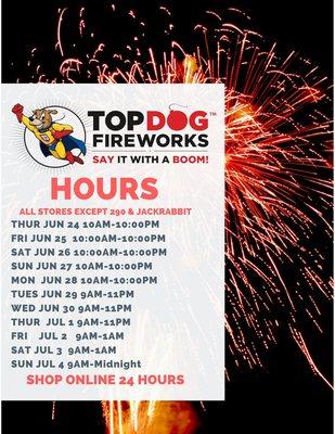 TOPDOG Fireworks Atascocita