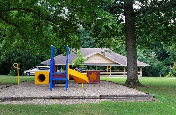 shelter just west of the playground